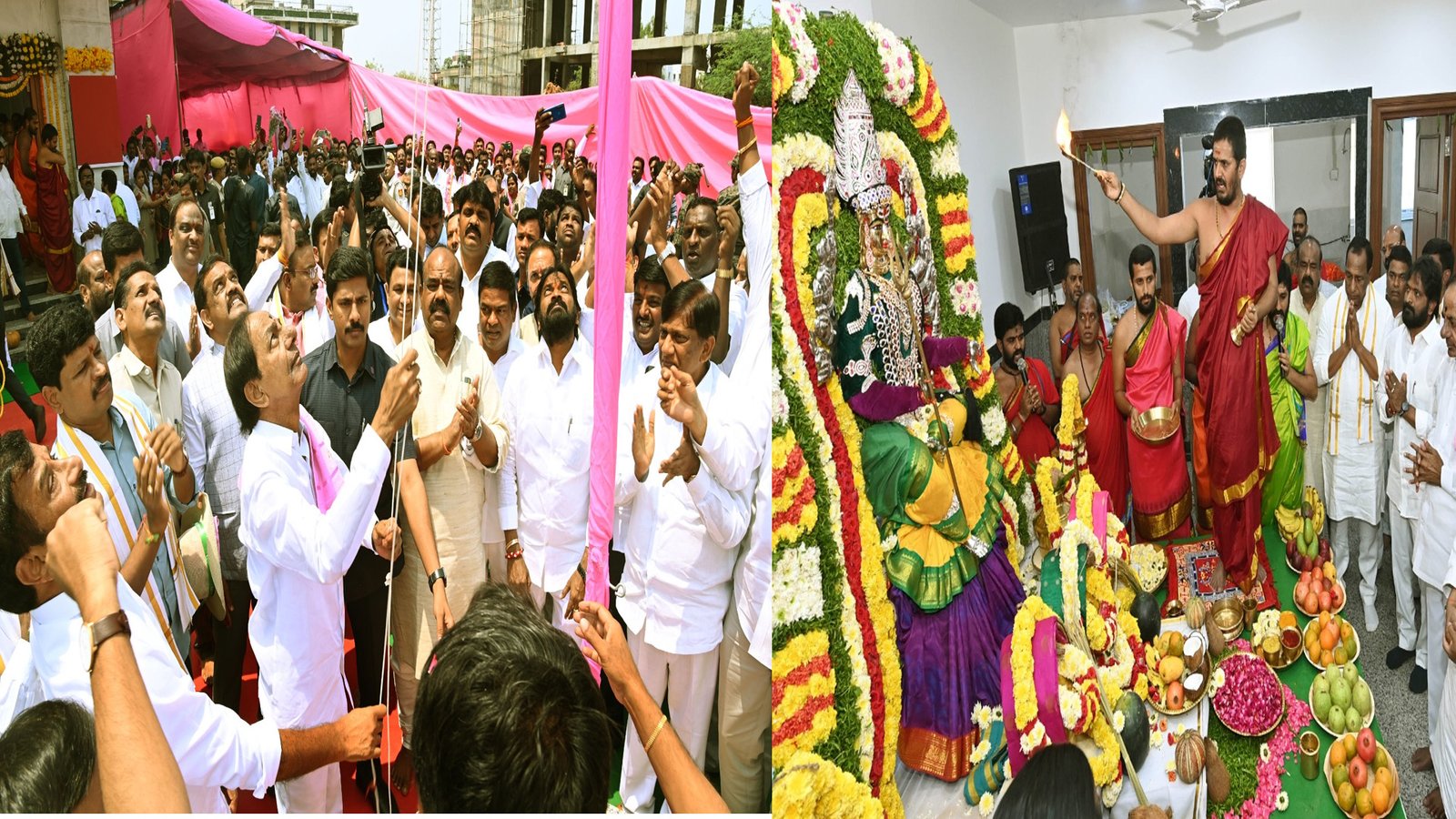 Delhi :  పార్టీ కేంద్ర కార్యాలయాన్ని ప్రారంభించిన సీఎం కేసీఆర్‌