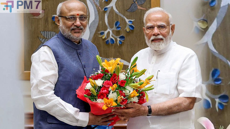 మహారాష్ట్ర గవర్నర్ సీ.పి. రాధాకృష్ణన్‌ను ఉప రాష్ట్రపతి అభ్యర్థిగా ఎంపిక