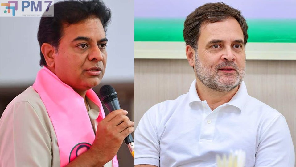 BRS వర్కింగ్ ప్రెసిడెంట్ KTR సంచలనం.. రాహుల్‌ గాంధీకి మద్దతు..!