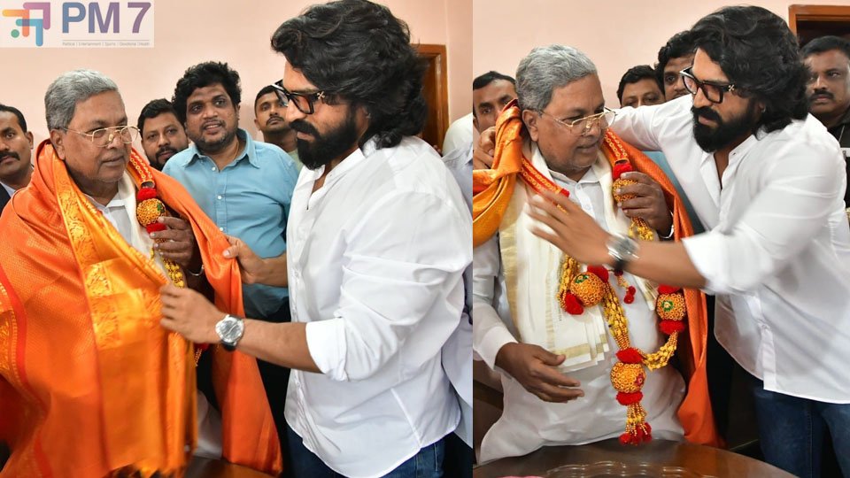 Ram Charan : సీఎం సిద్ధరామయ్యతో రామ్ చరణ్ భేటీ.. ఎందుకు కలిశారంటే..?
